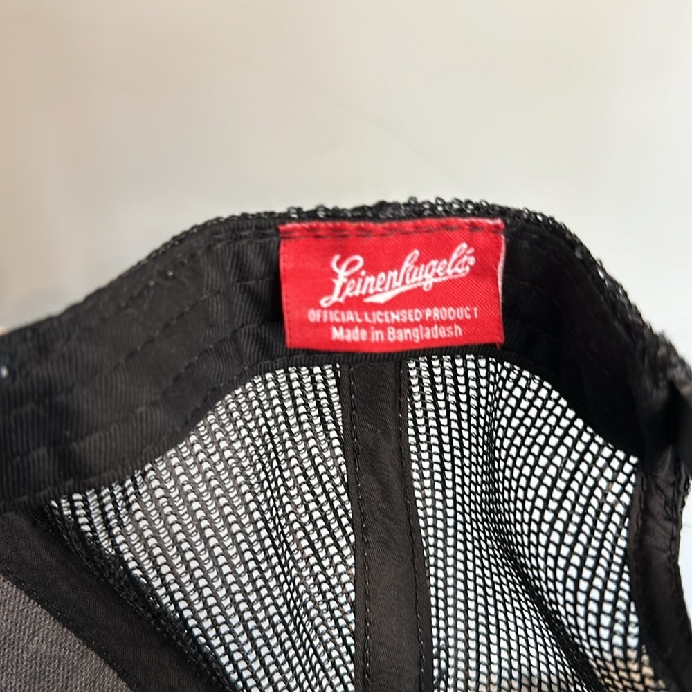Leinenkugel’s Beer Tan Red Mesh Black Adjustable Men’s Ballcap Hat - Picture 5 of 5